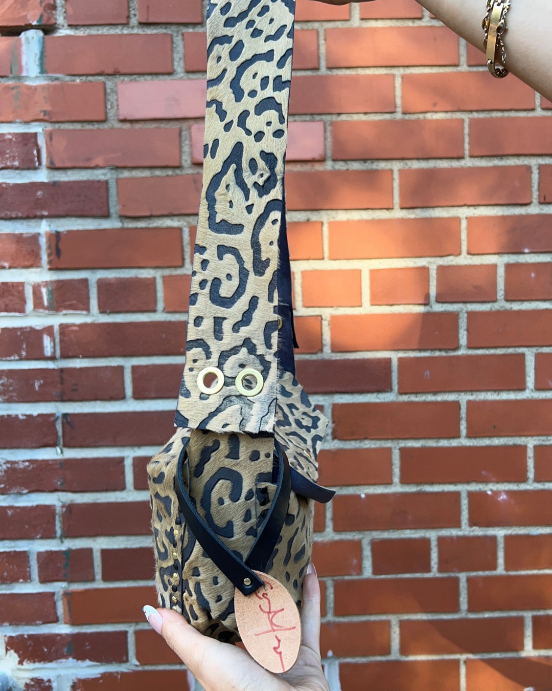 Leopard Medium Treasure Chest Bag