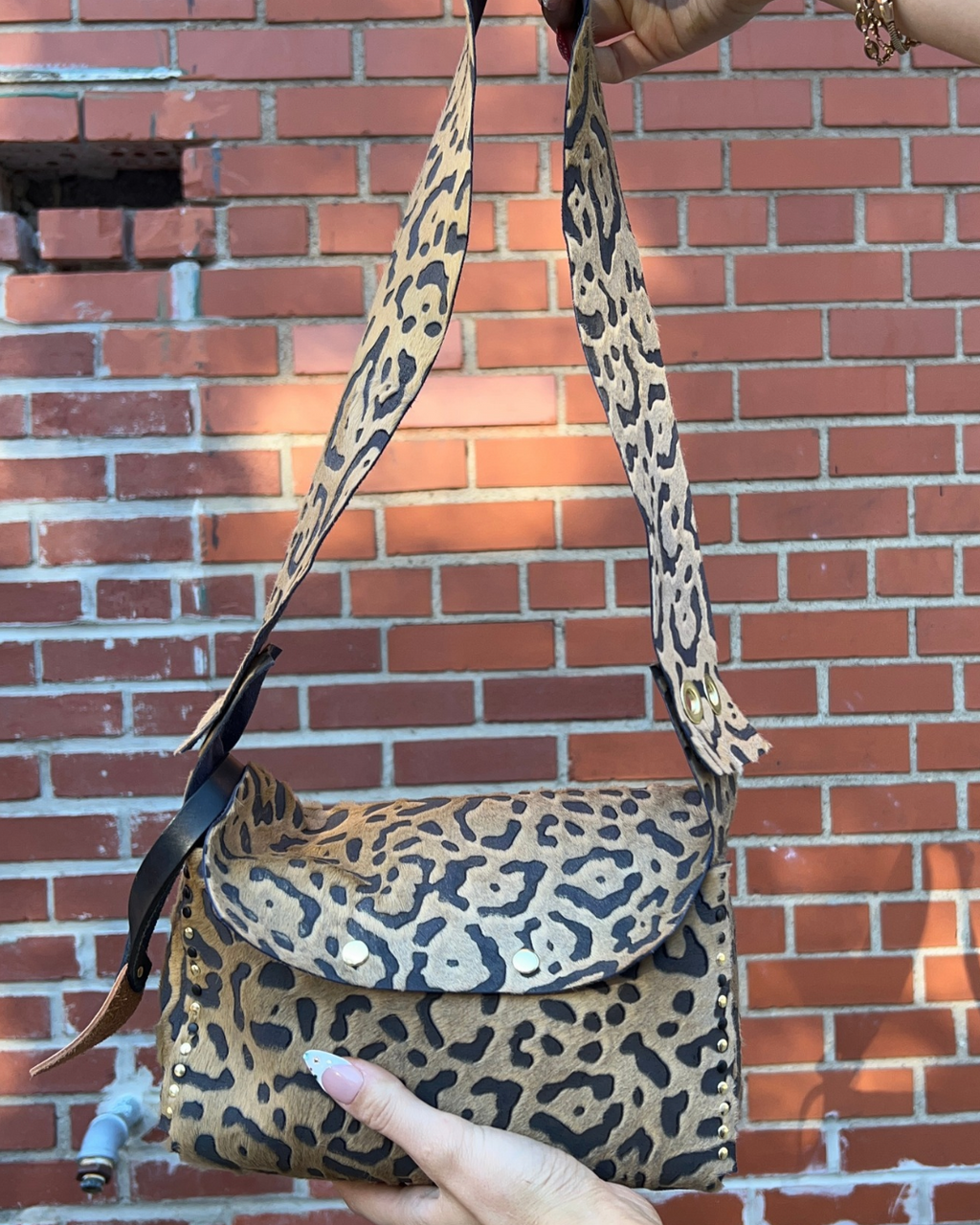 Leopard Medium Treasure Chest Bag