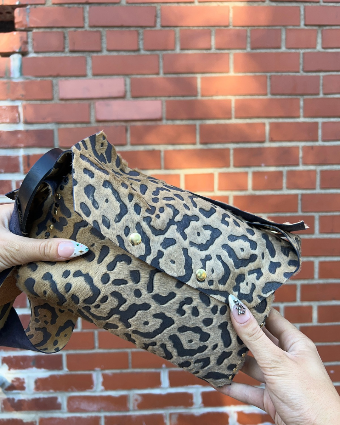 Leopard Medium Treasure Chest Bag
